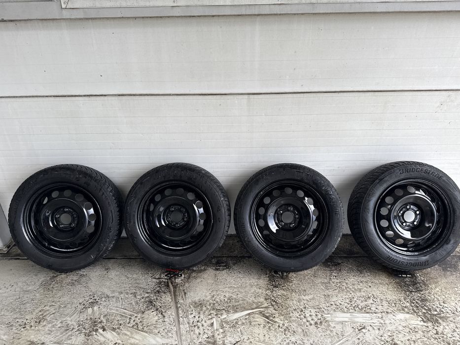 Komplet felg stalowych 5x108  combo Peugeot citroen z oponami205/60-16