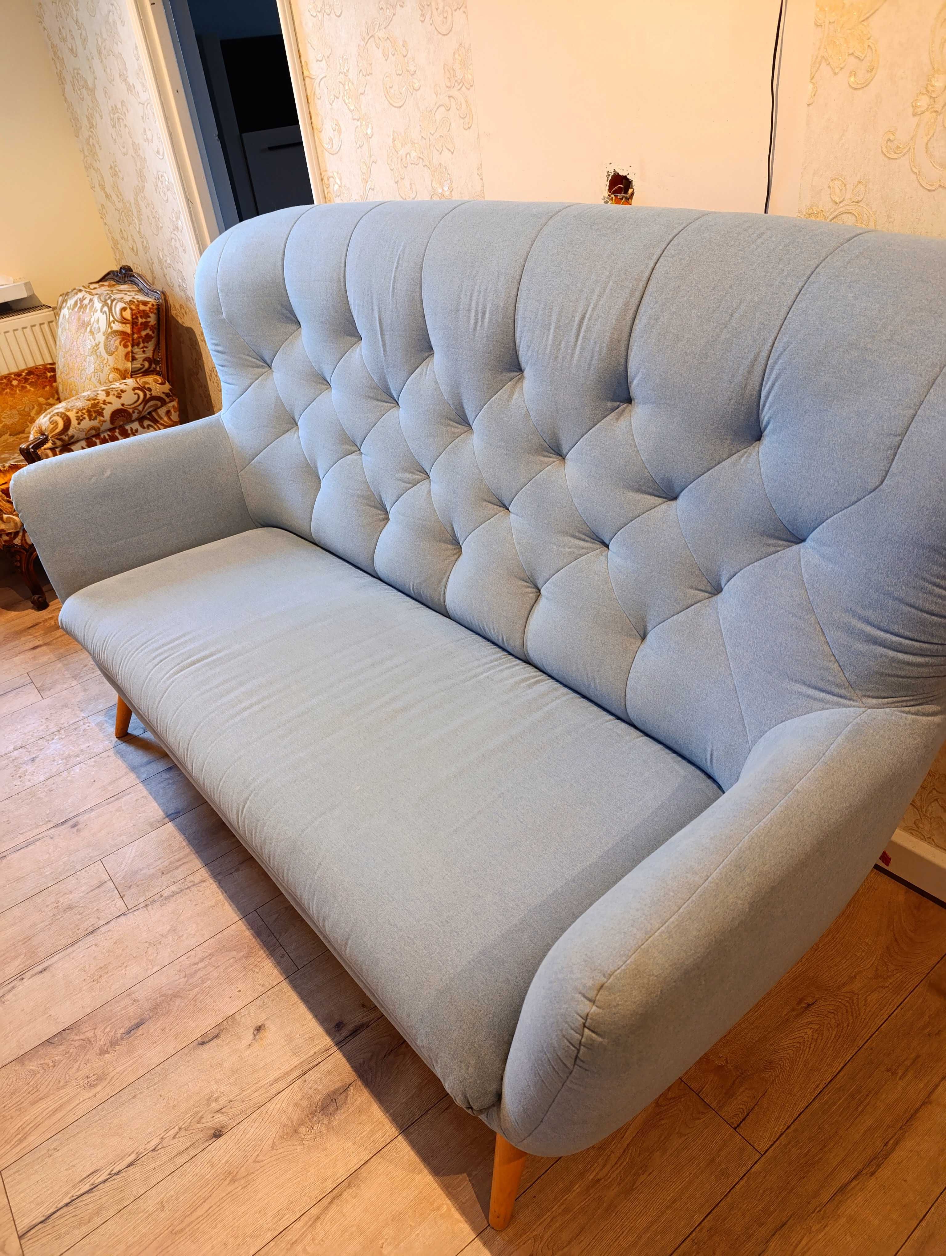 Sofa pikowana, jak nowa możliwa dostawa