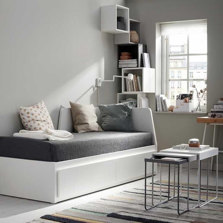 ŁÓżko Ikea Flekke Hemnes 2 szuflady 80x200 nowe w kartonach