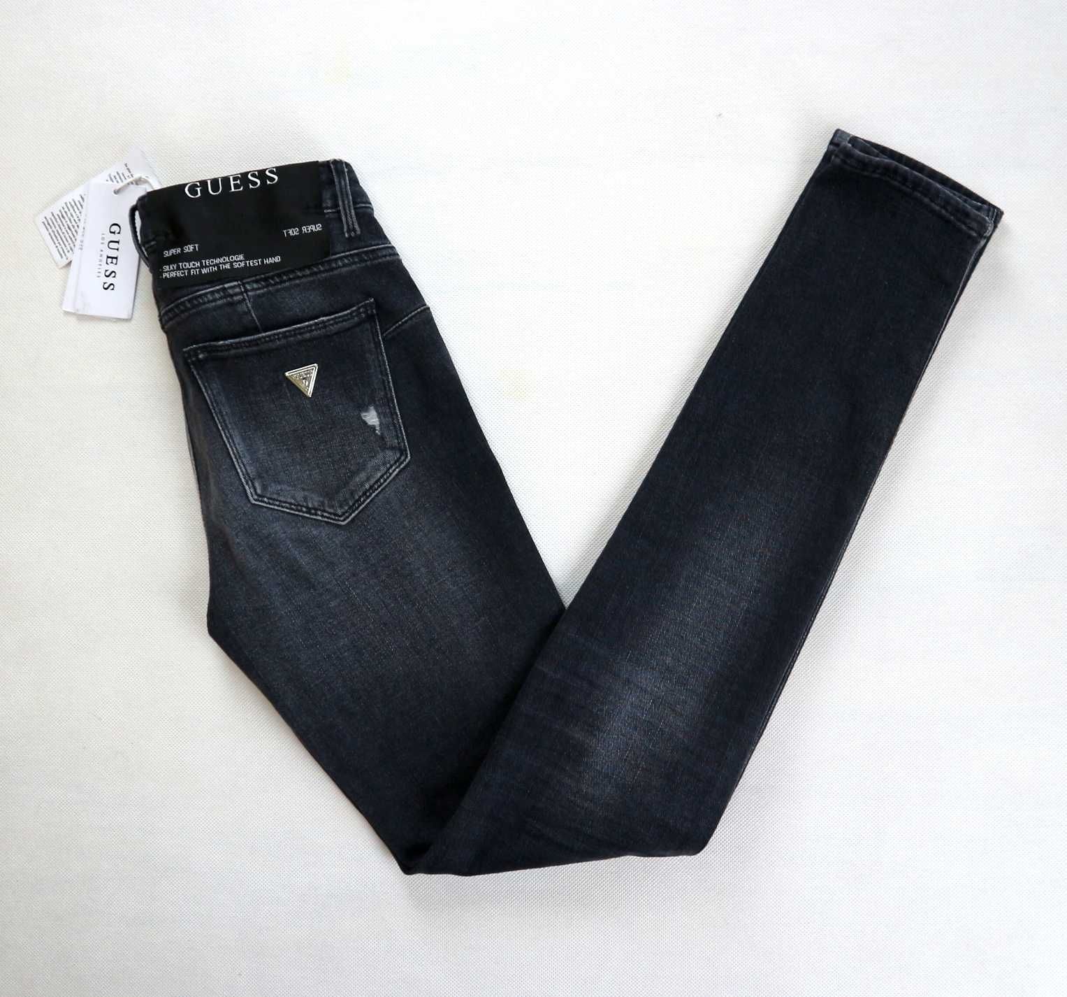 Guess Curve X spodnie jeansy W24 L30 pas 2 x 30/31 cm