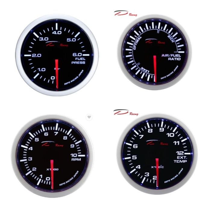 Manómetro DEPO pressão de turbo óleo água