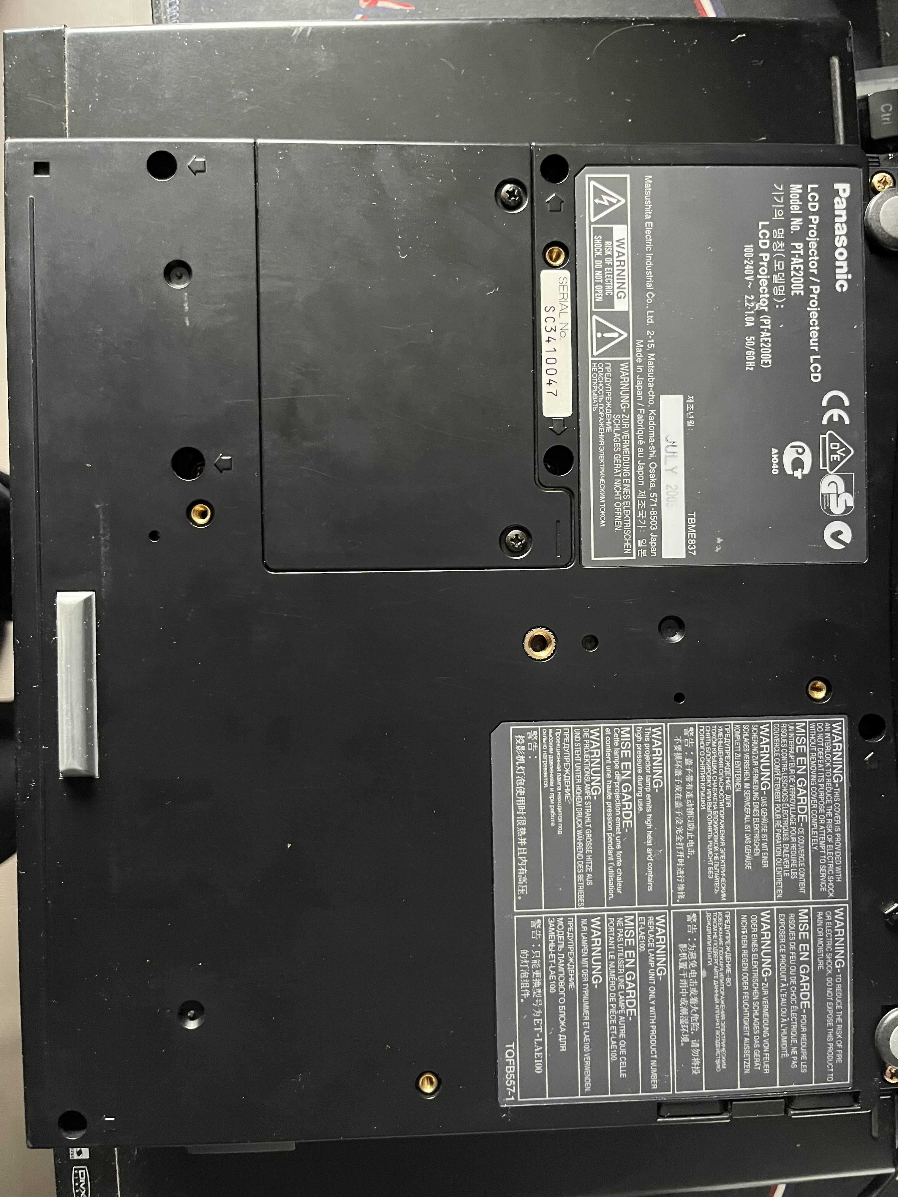 Zestaw kina domowego Odtwarzacz Yamaha + Projektor Panasonic