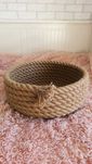Koszyk misa z liny 38 cm fotografia noworodkowa