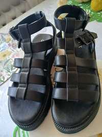Sandały damskie, import, kolor czarny
