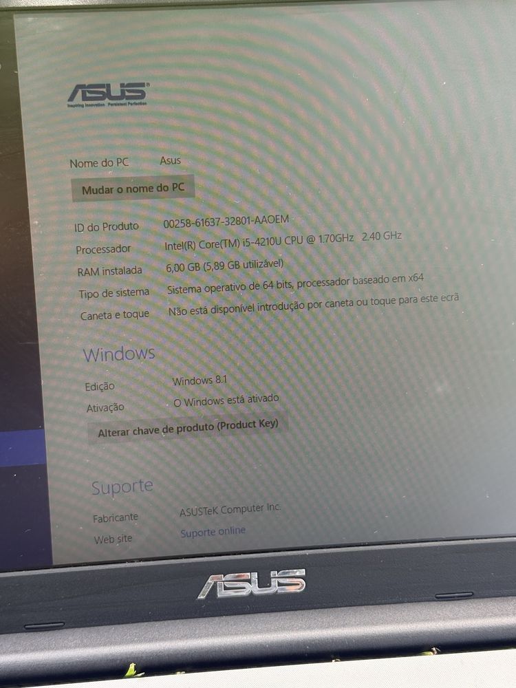 Computador Asus X555L