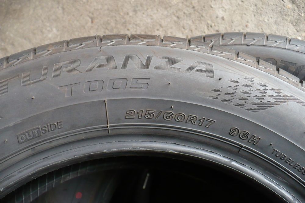 Opony Bridgestone T005 215/60R17 96H LATO NOWE 4szt. 2020r.