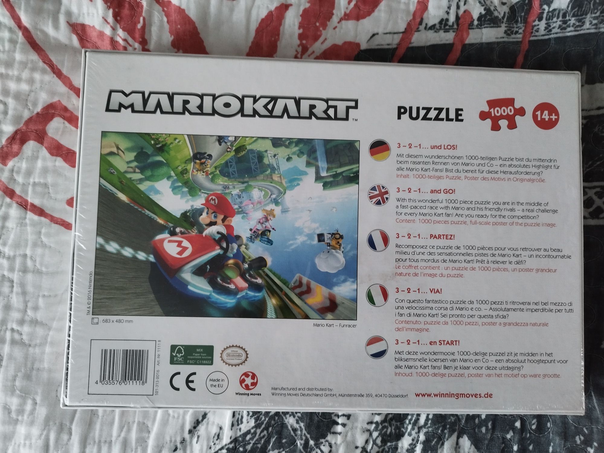Nowe puzzle Mariokart / Mario 1000elementow