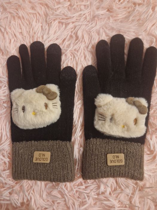 Luvas quentinhas Hello kitty Super Fofas