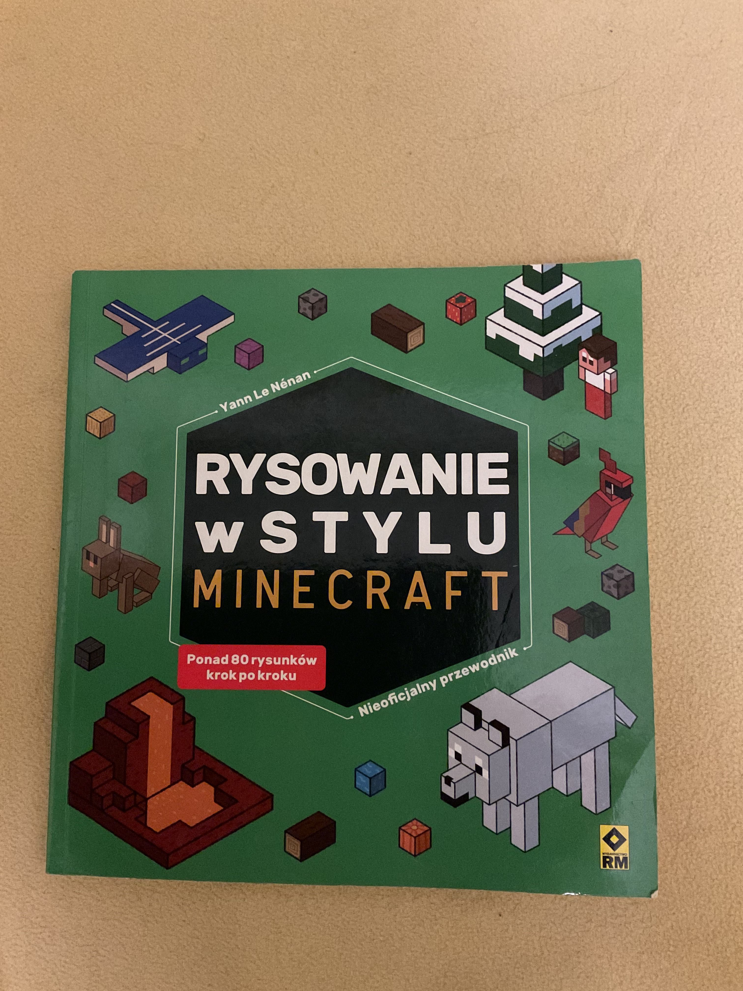 RYSOWANIE w stylu MINECRAFT książka malowanka