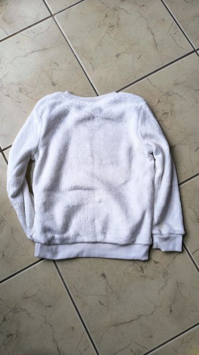 Pluszowa bluzka z reniferem i króliczkiem zimą rozm. 116