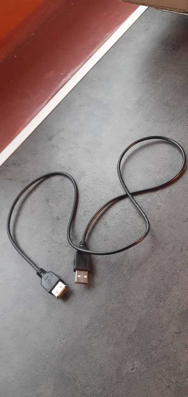 Kabel USB męski - żeński. Przejściówka