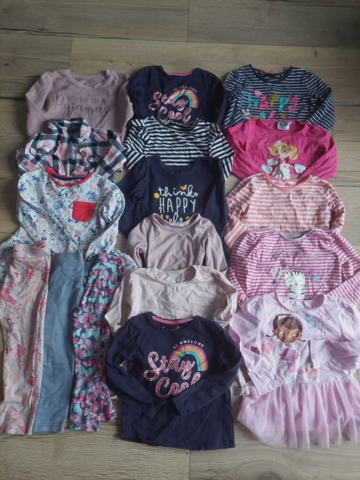 Mega paka ubrań dla dziewczynki jesień zima 3-4l 98-104cm różne marki