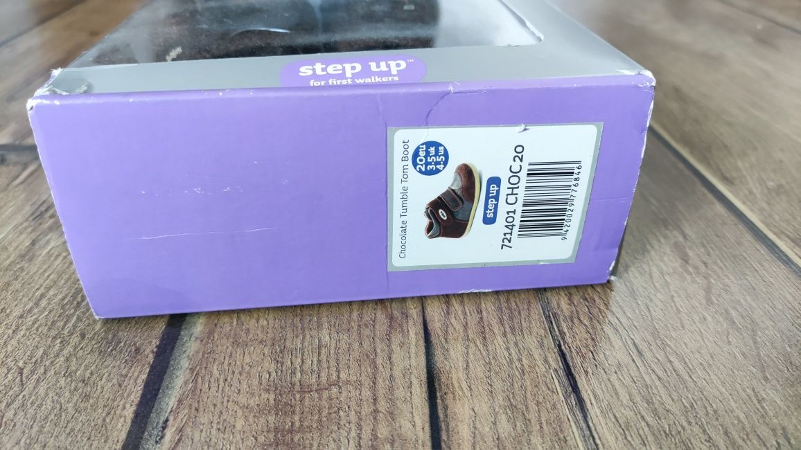 Buty Bobux 20 Chocolate Tumble Tom Boot