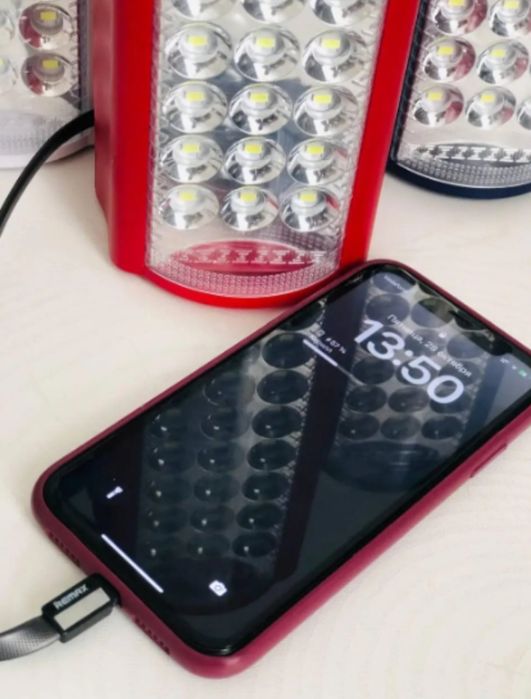 Ліхтар з павербанком Almina/24Led 30000mАг