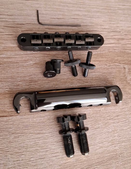 Set Ponte Guitarra TonePros T3BP + Tailpiece USA