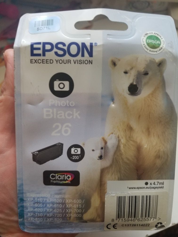 Картридж Epson 26 новий