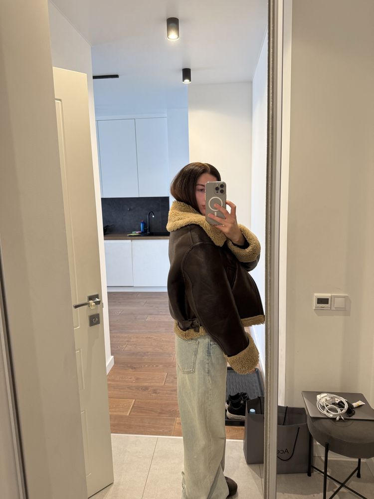 Дублянка коричнева Zara XS