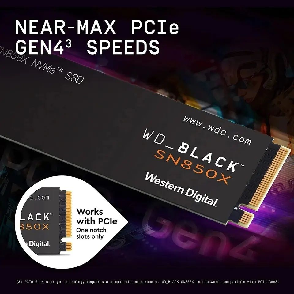 SSD накопичувач WD Black SN850X 1 TB