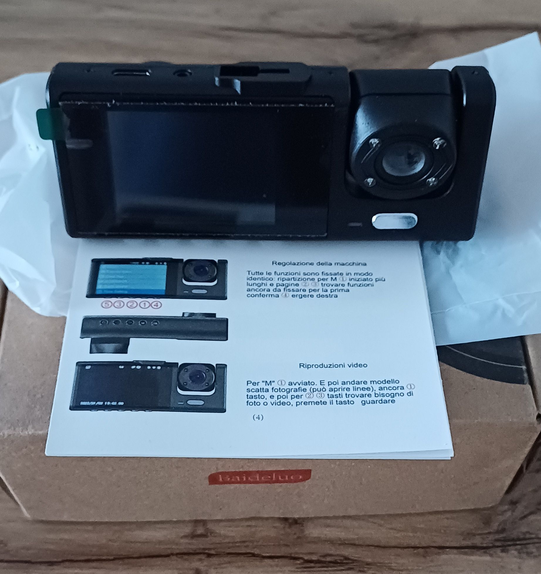 Kamera samochodowa wideorejestrator + 32 GB karta Micro sd