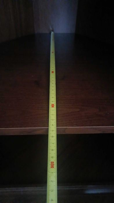 Witryna narożna brązowa 206 cm