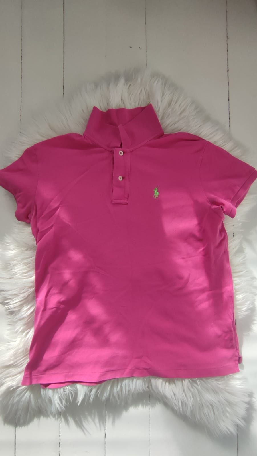 Koszulka t-shirt golf polo Ralph Lauren różowy M