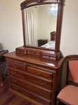 Conjunto quarto cerejeira maciça