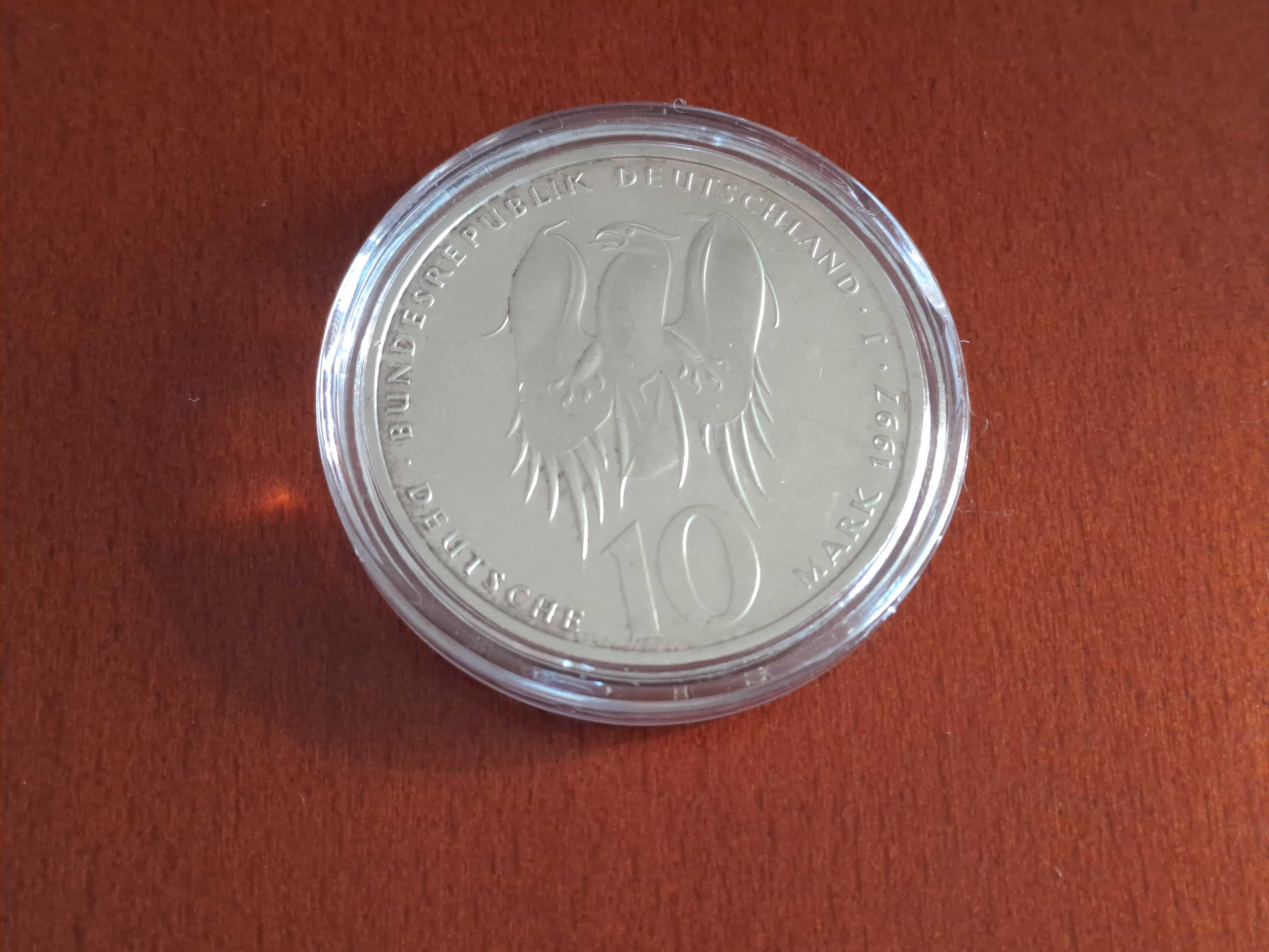 Srebrna moneta 10 marek Philipp Melanchthon