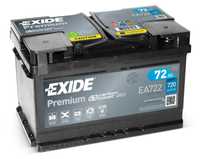 Akumulator EXIDE EA722 72AH 720A  12V