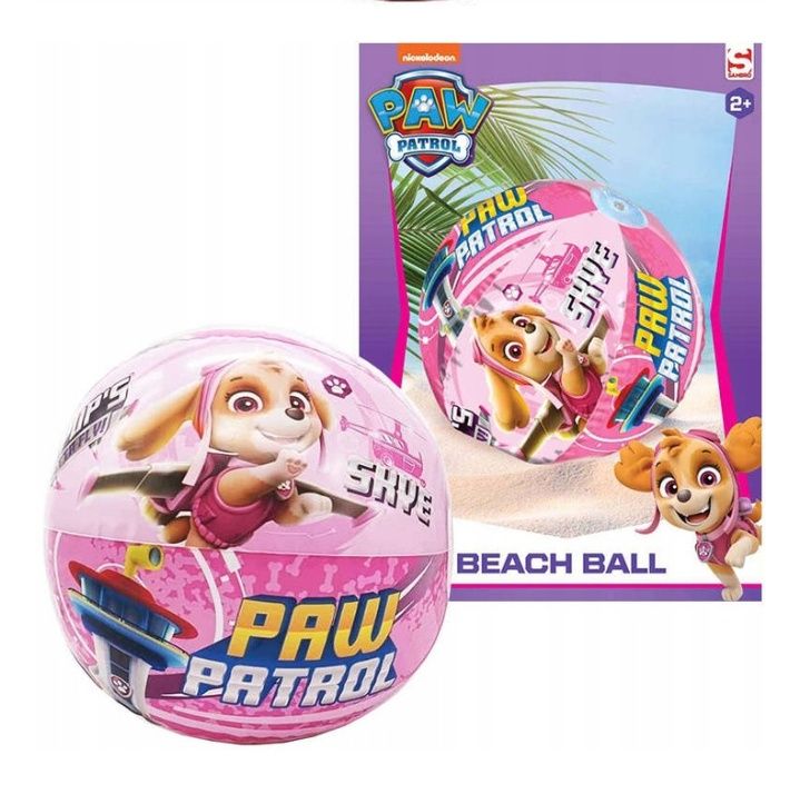 Nadmuchiwana piłka plażowa Psi Patrol Skye