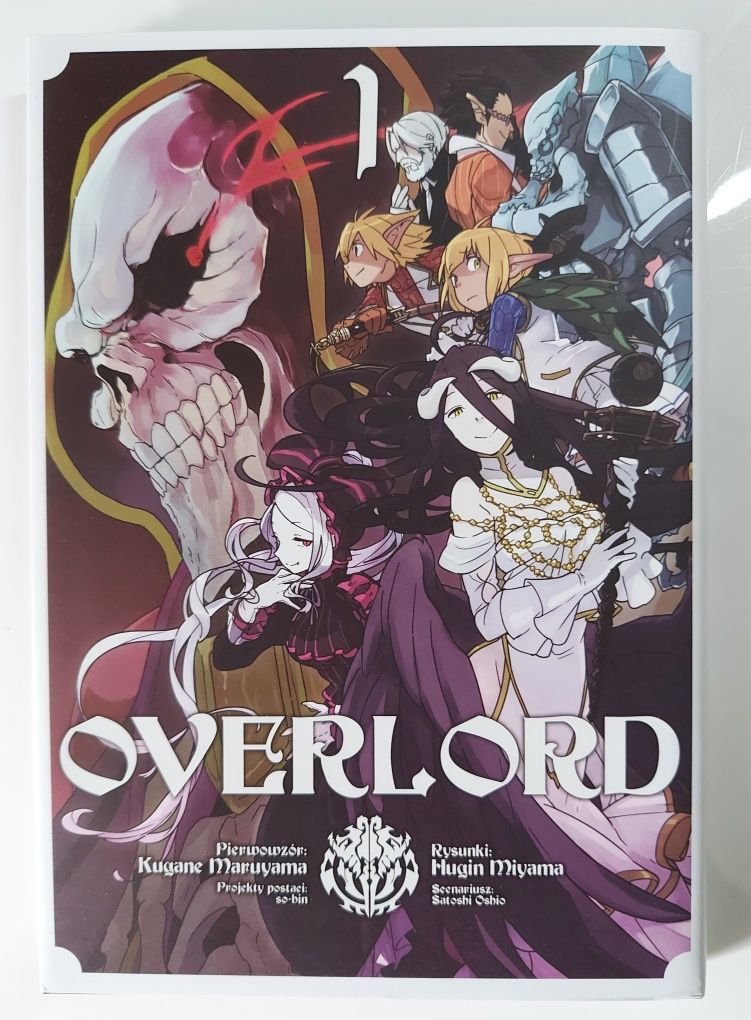 Manga ,,Overlord,, tom 1 i 2