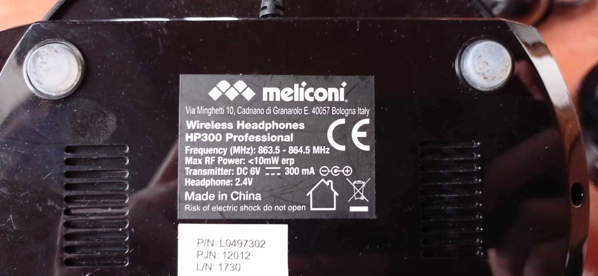 Meliconi HP300 PRO Wireless Headphones