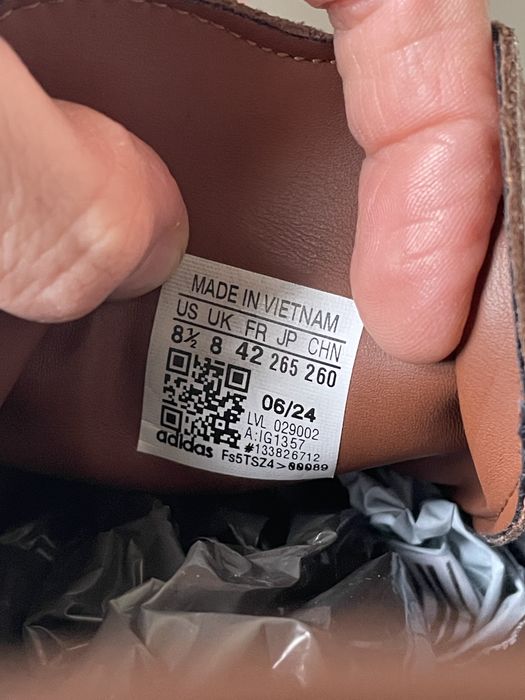 Adidas Samba Og Luxe Preloved Brown замшеві кросівки р. 42 оригінал