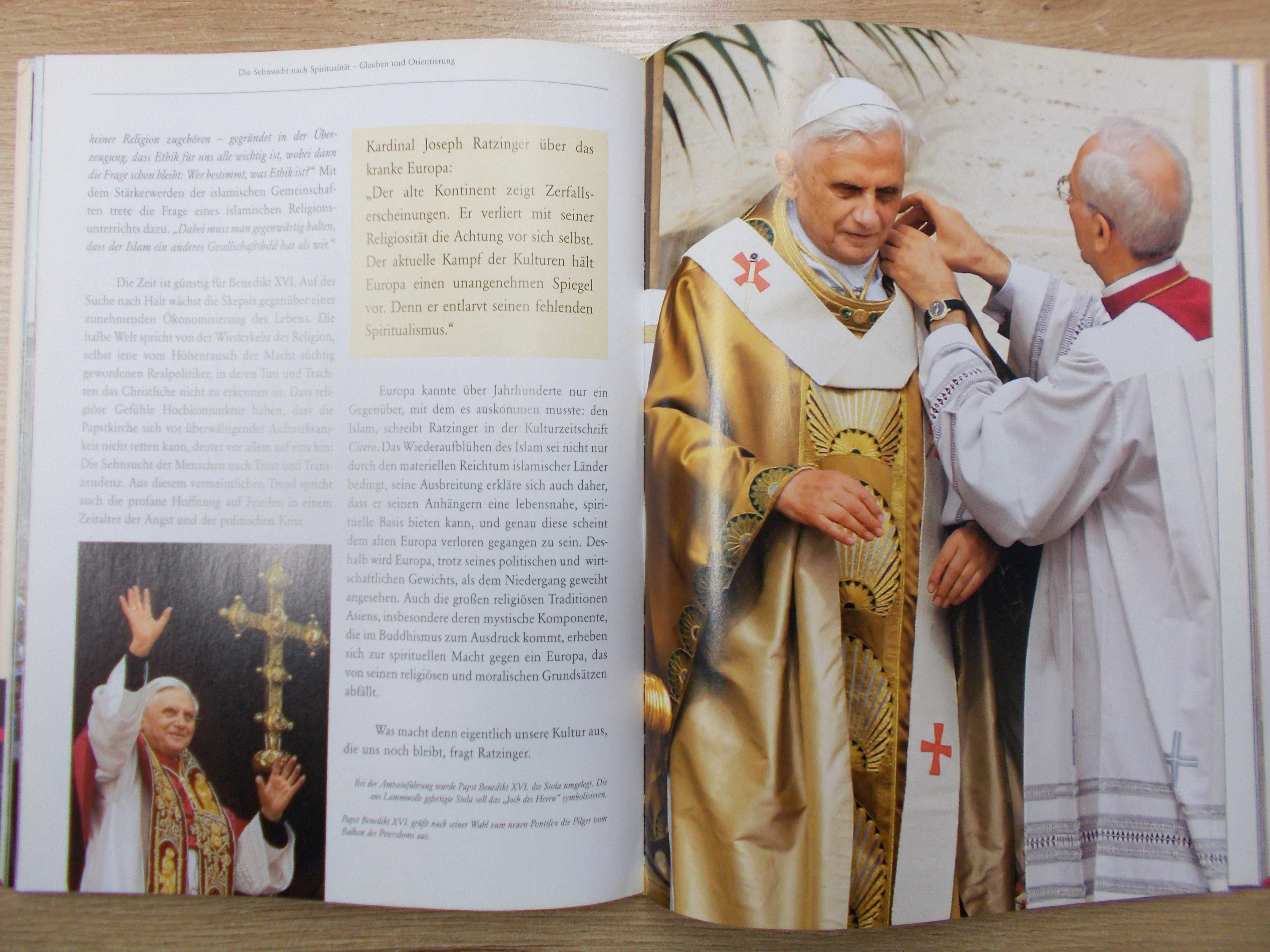 Papież Benedykt XVI - biografia ilustrowany album