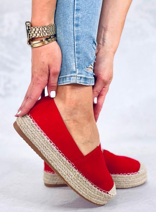 Espadryle Damskie Pilar Red