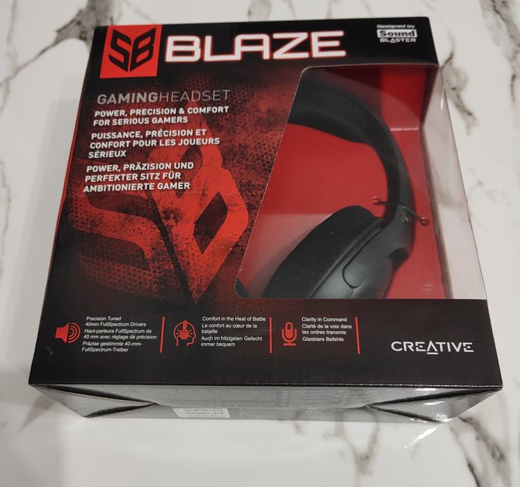 Słuchawki z mikrofonem creative sound blaster blaze
