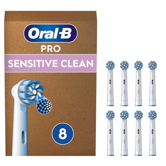 Oral-B Pro Sensitive  Końcówki do szczoteczek elektrycznych, 8 sztuki