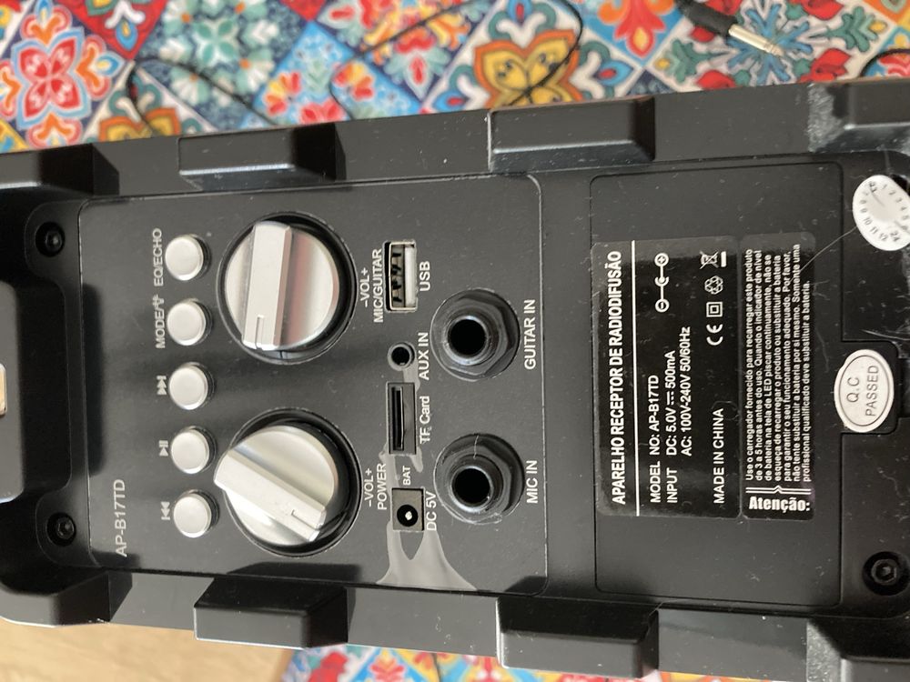 Sistema de audio portatil