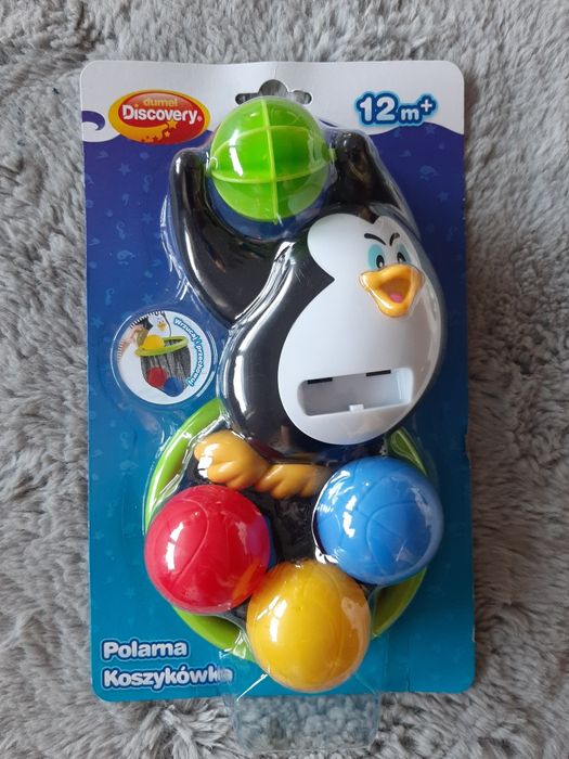 Dumel zabawka do kąpieli polarna koszykówka