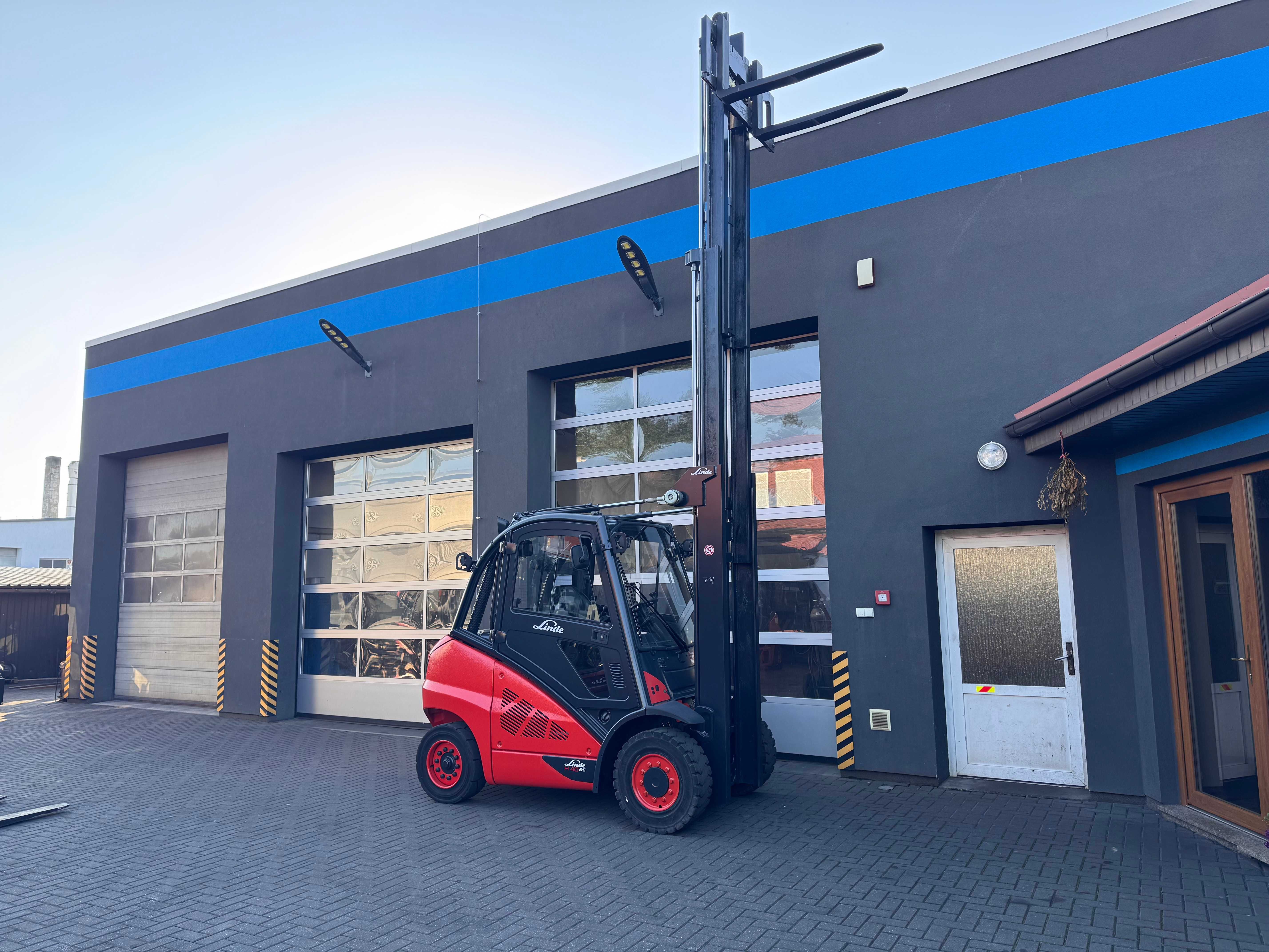 Wózek widłowy Linde H40D-02 2015 rok TRIPLEX KABINA 714
