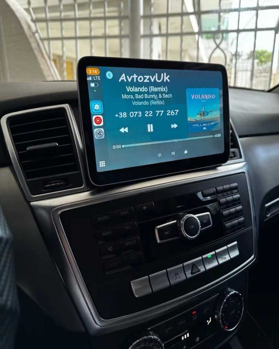 Android 14 Mercedes Benz ML M GL GLS GLE w166 x166 CarPlay Монитор