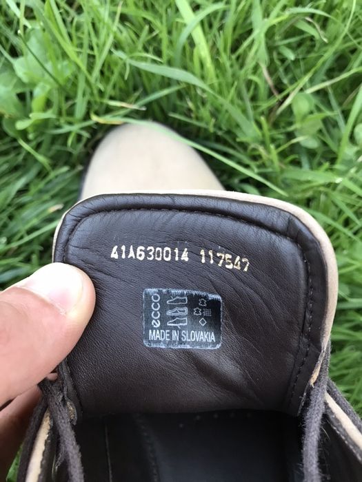 Ecco desert boots leather