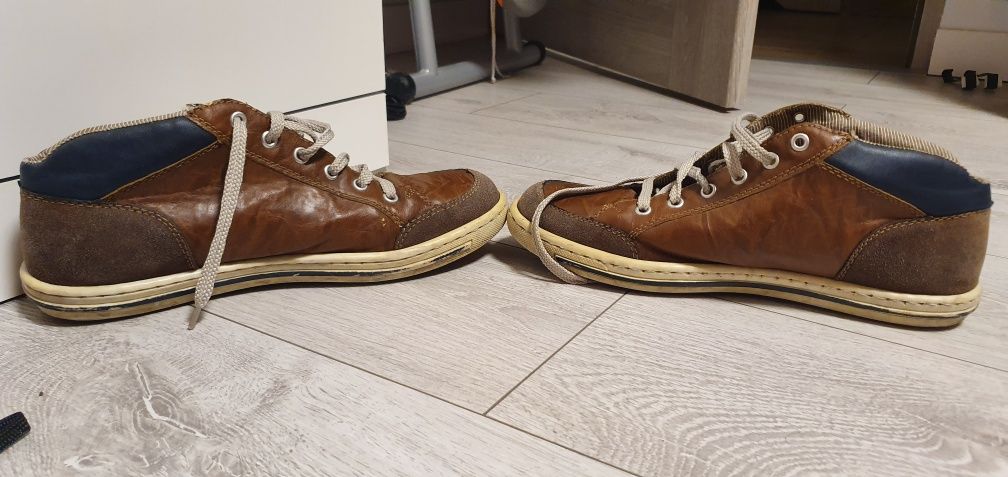 Buty skórzane RIEKER męskie rozmiar 42,5 wkładka 27cm