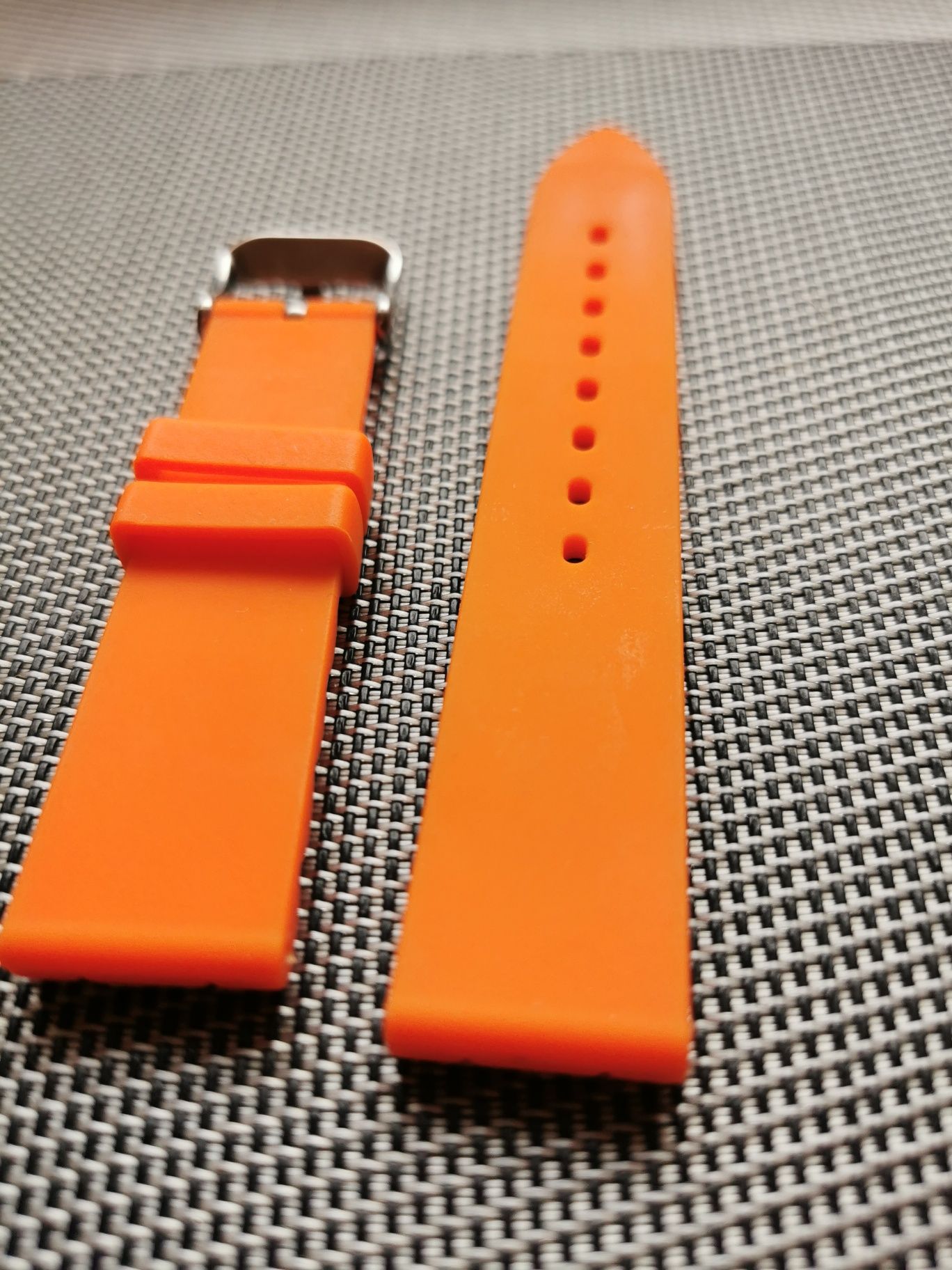 Pasek do zegarka 20mm Pomarańczowy Orange