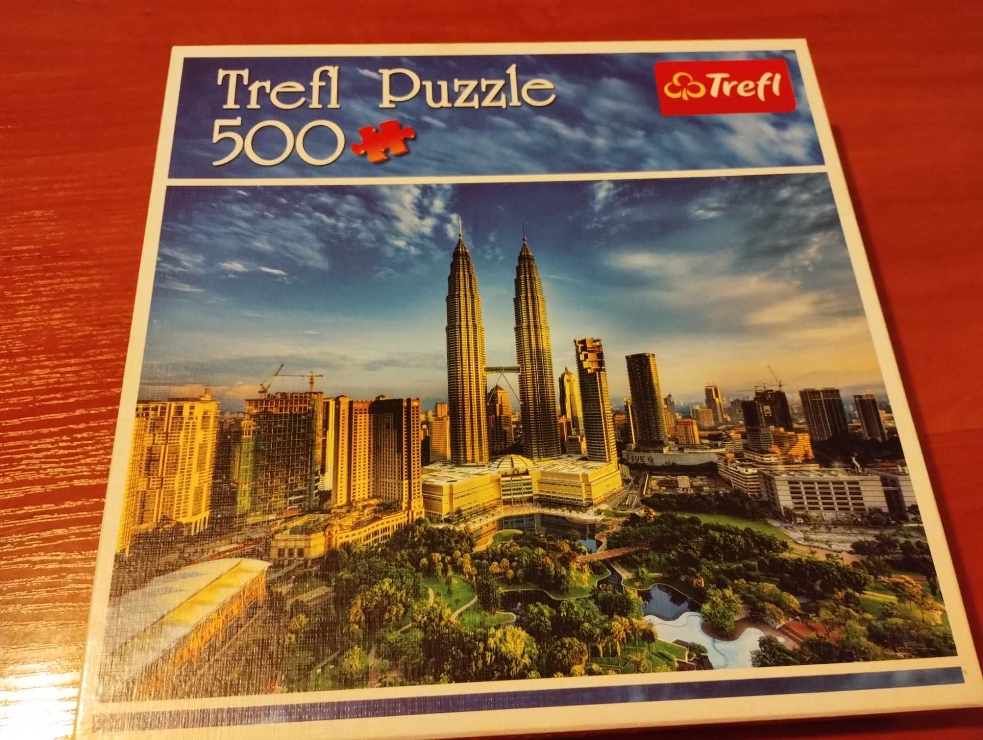 puzzle Trefl 500 z Petronas Towers w Kuala Lumpur