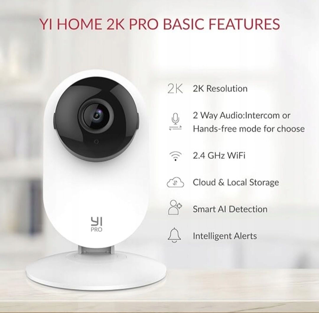 2 x Kamera IP wewnętrzna Xiaoyi YI Home 2K Pro