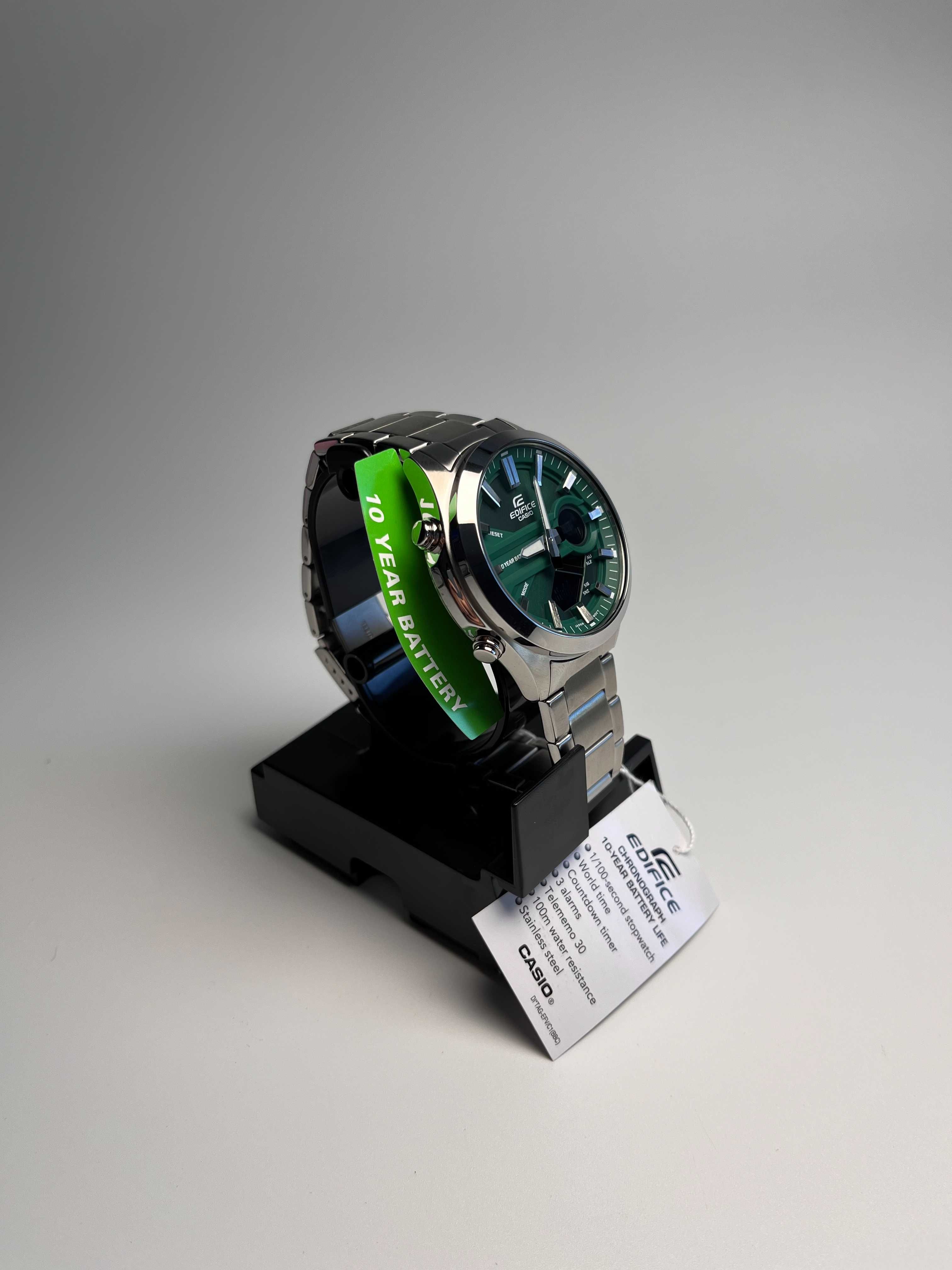 Годинник чоловічий Casio EFV-C120D-3ADF, касіо едіфайс Ø49.5мм