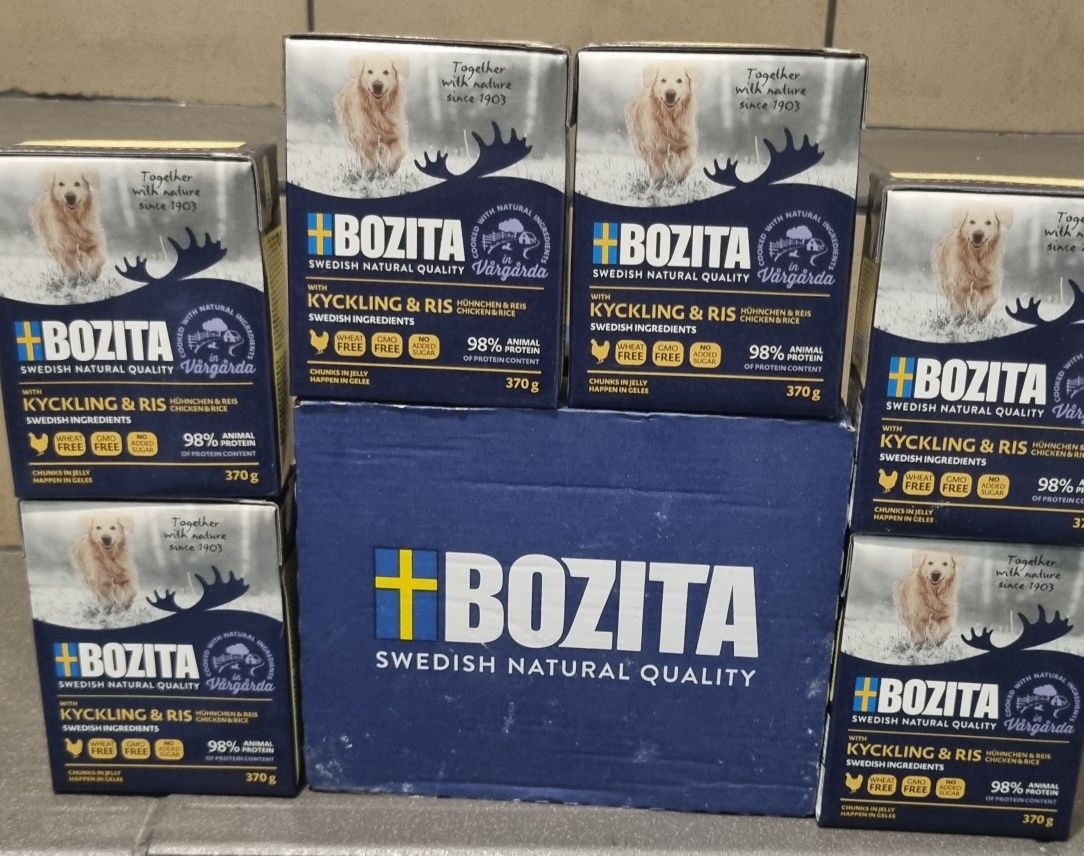 Bozita w galarecie dla psa ,12 x 370 g(24) Kurczak i ryż