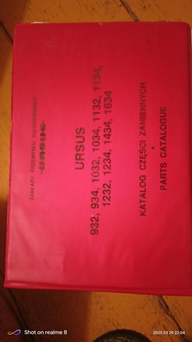 Katalogi i instrukcje naprawy ciągników rolniczych Ursus