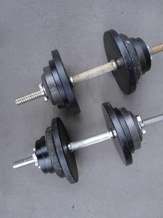 Гантели разборные по 22 кг.гири, грифы, блины.