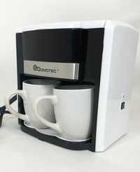 кавоварка Domotec MS-0706 з двома чашками в наборі біла